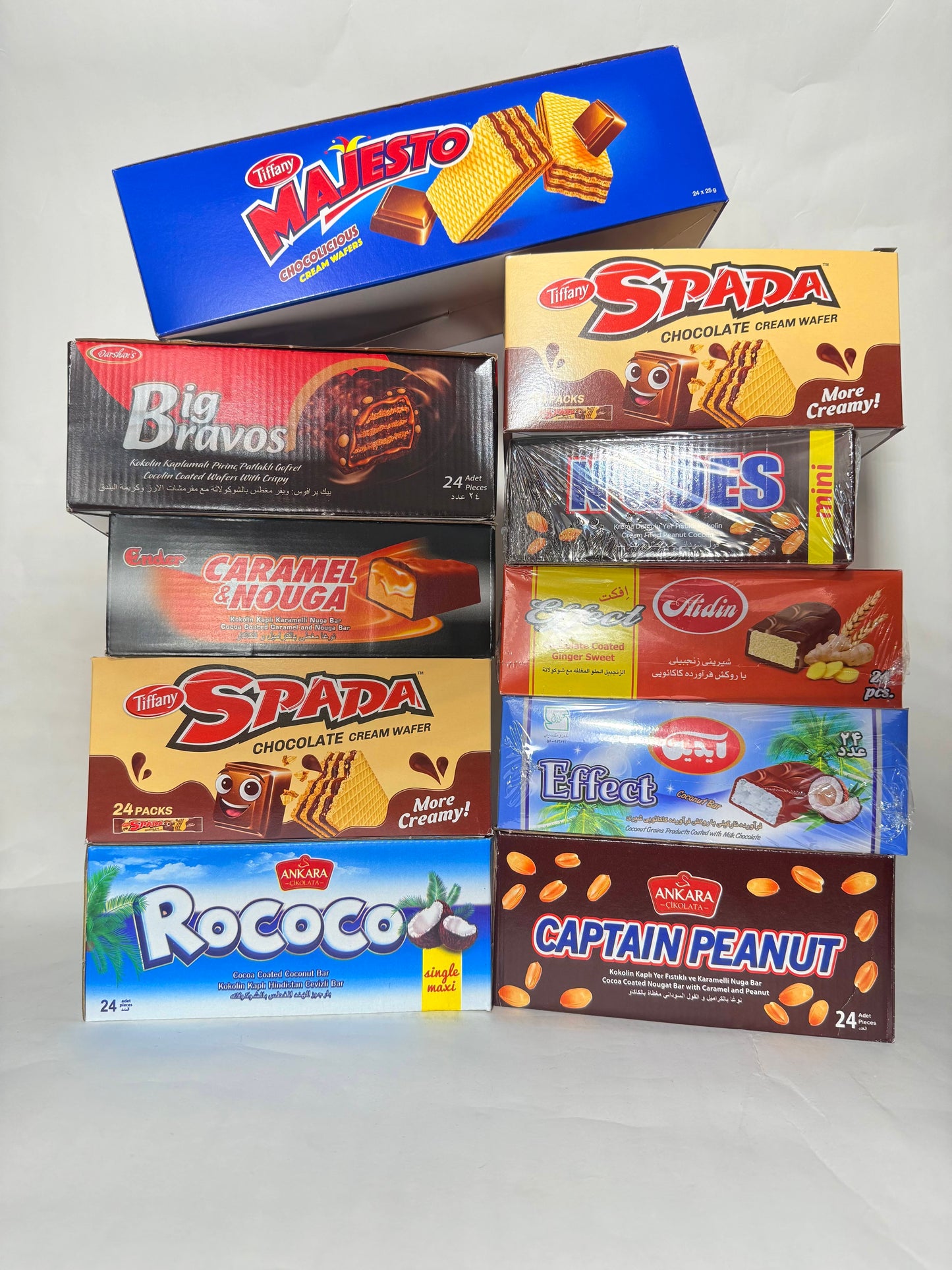 8 BOXES X TOWER CHOCOLATES (ASSORTED)