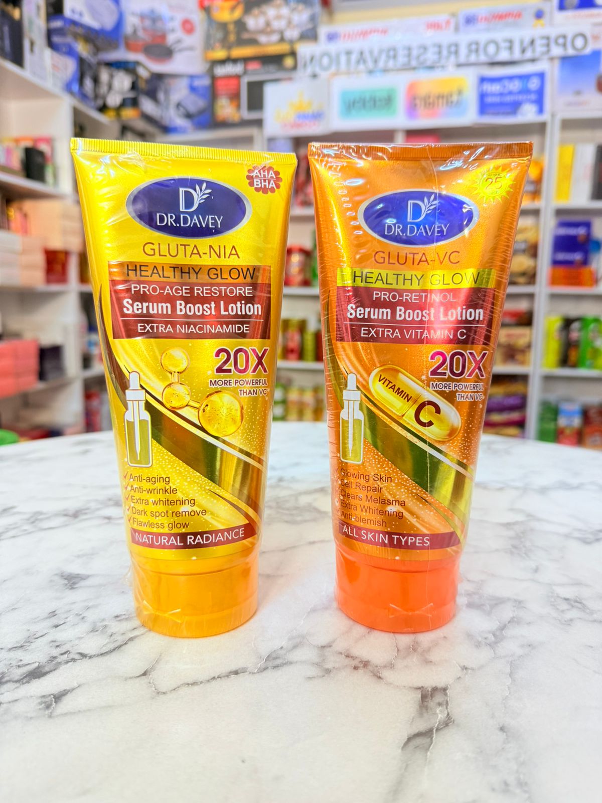 6 X SERUM LOTION DR. DAVEY 300ML ASSORTED