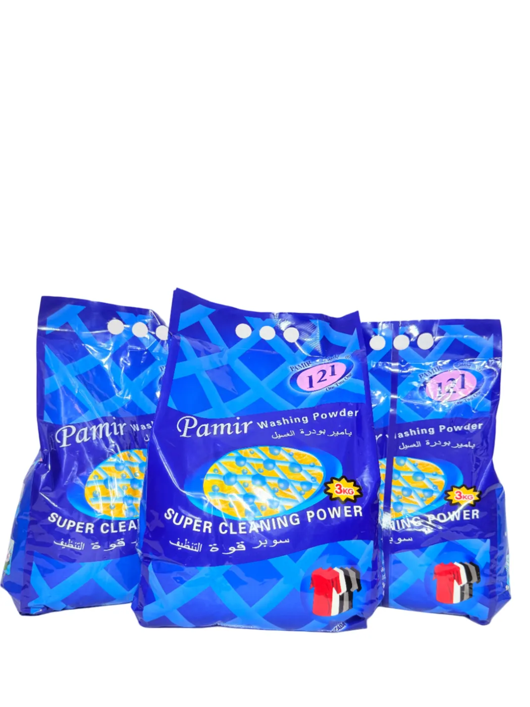 3 X PAMIR LAUNDRY POWDER 3KG