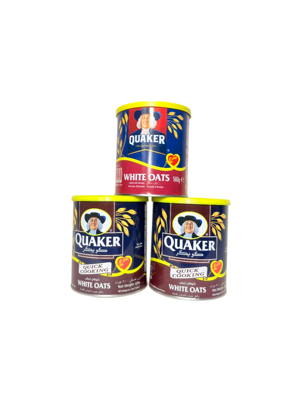 3 X QUAKER OATS 500G