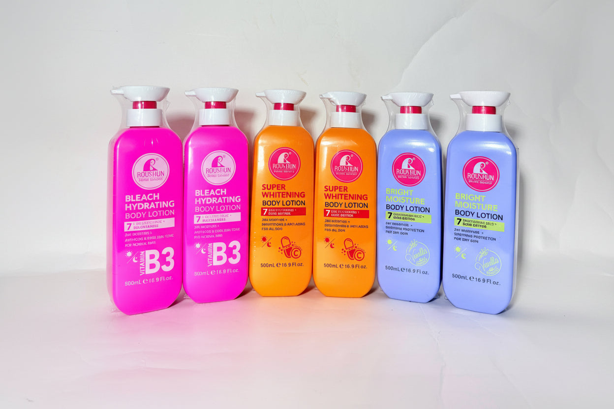 6 X ROSHUN LOTION ASSORTED COLOR 500ML