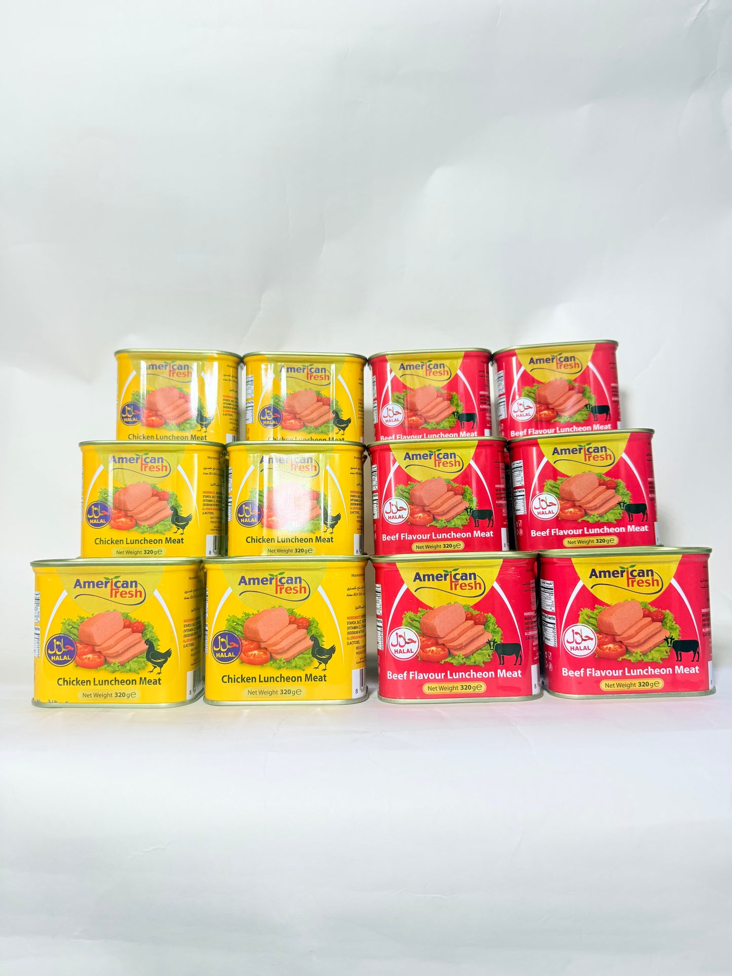 12 X LUNCHEON MEAT 320G (BEEF&CHICKEN)
