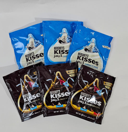 6 pcs kisses assorted