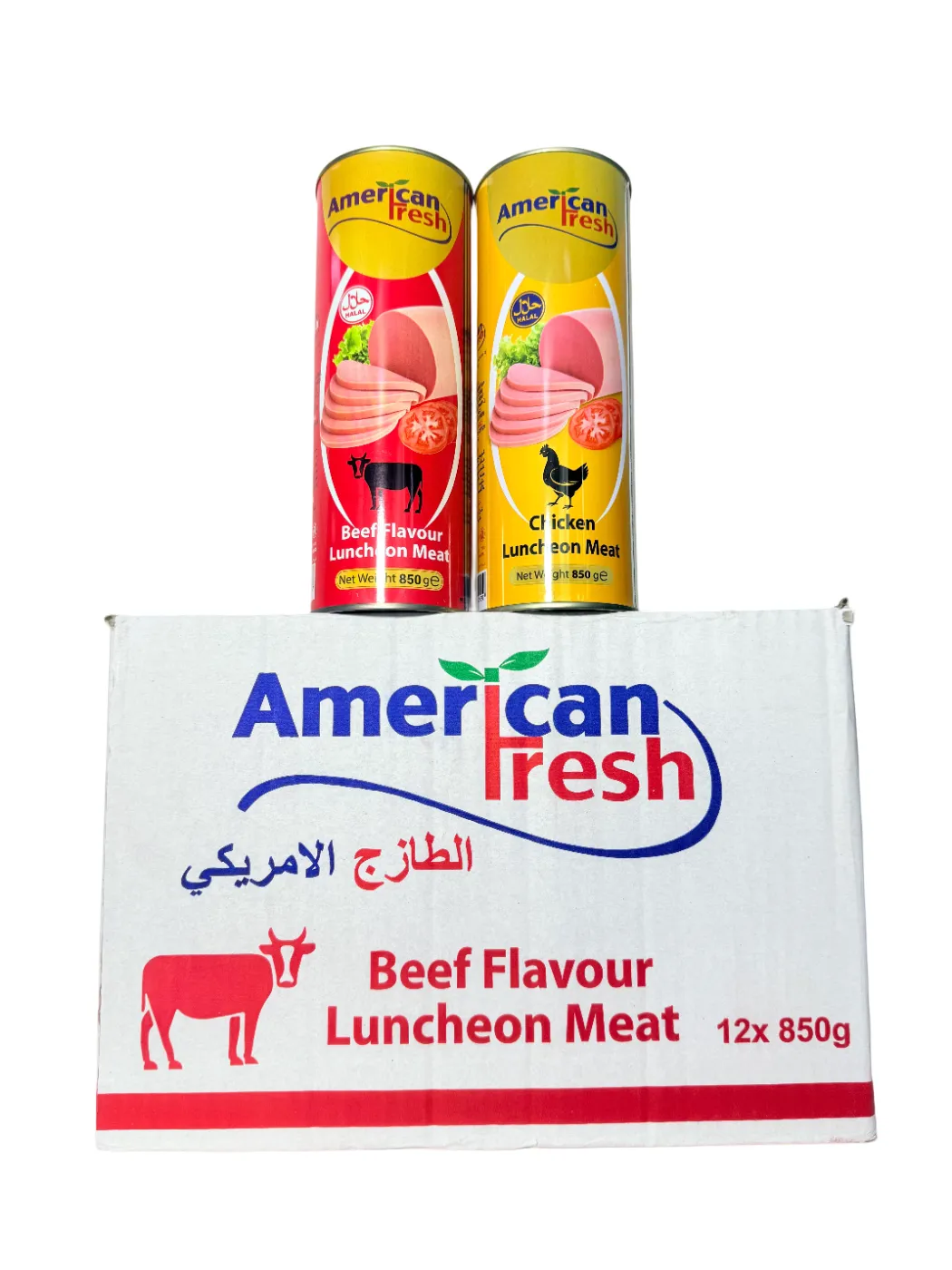 12 X TALL LUNCHEONMEAT CHICKEN AND BEEF (1BOX)