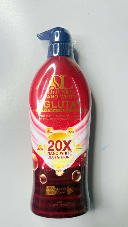 DELI SKIN NANO WHITE GLUTA LOTION