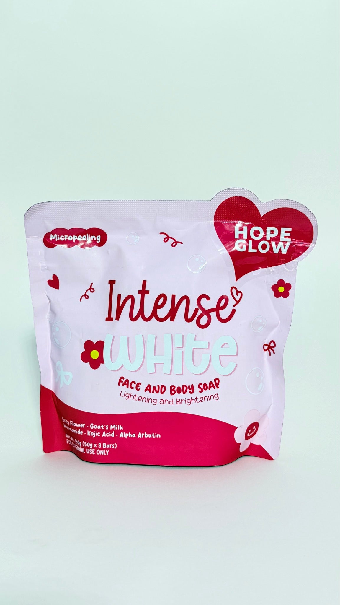 INTENSE WHITE FACE AND BODY SOAP
