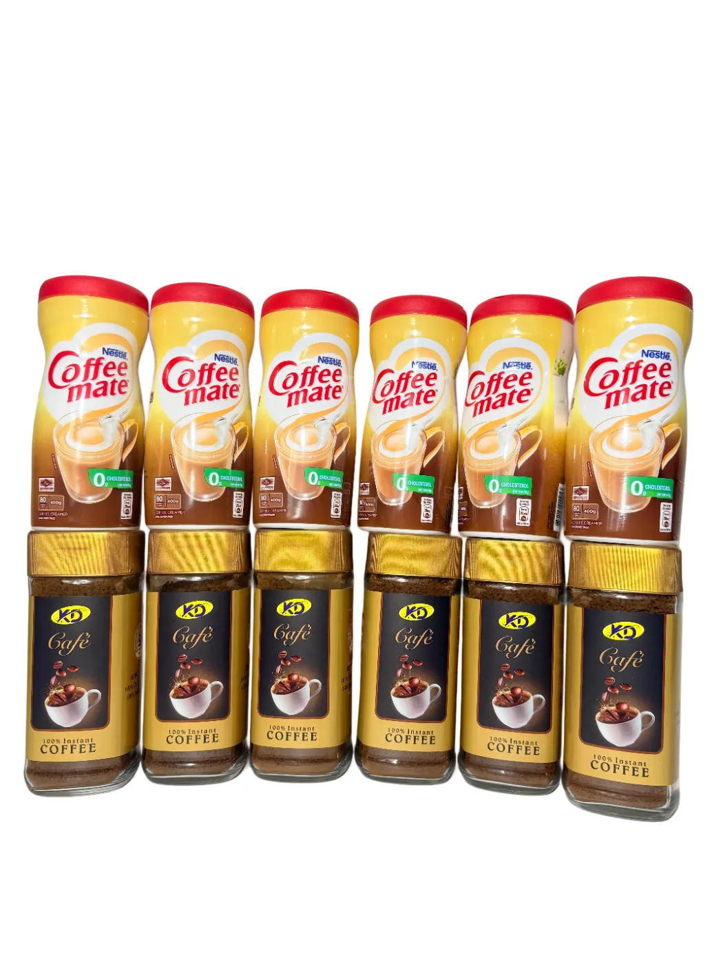 6 X COFFEEMATE 6 X KD COFFEE GOLD 200G