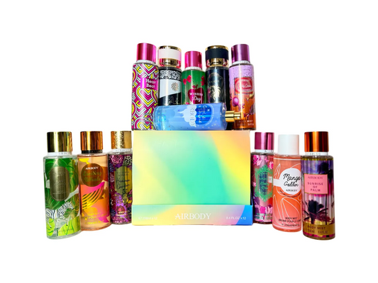 12 X LADY IDEA- AIRBODY BODYMIST 250ML (VS INSPIRED ASSORTED)