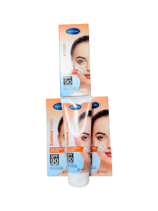 3 X SUNBLOCK MAX LADY 90 SPF
