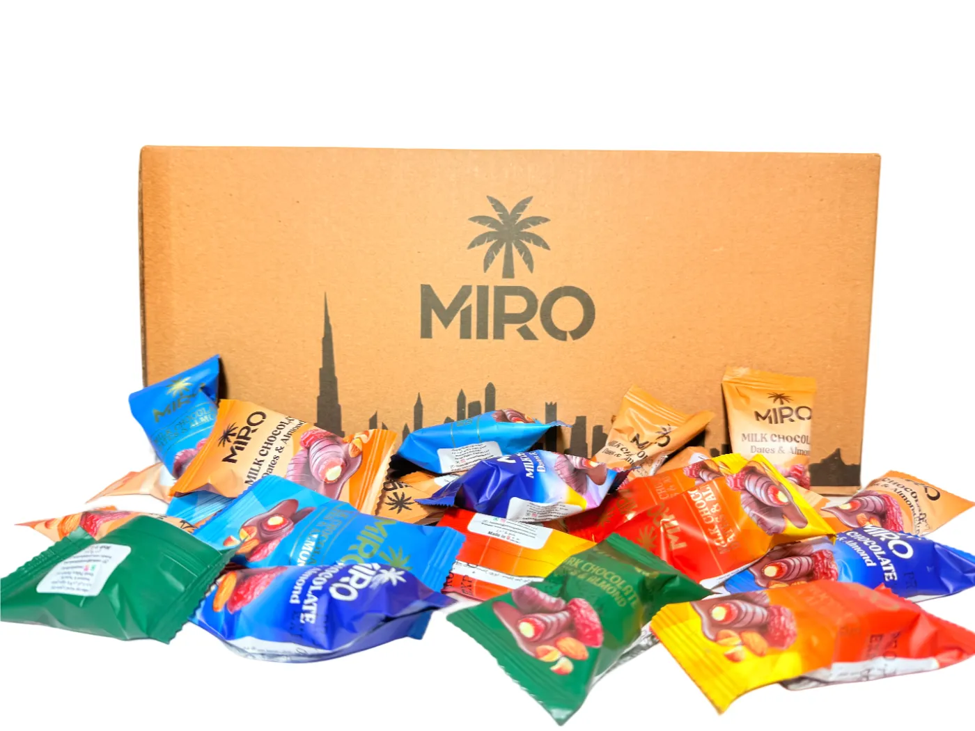 1 BOX DATES COVERED CHOCOLATES ASSORTED FLAVOR 5KG