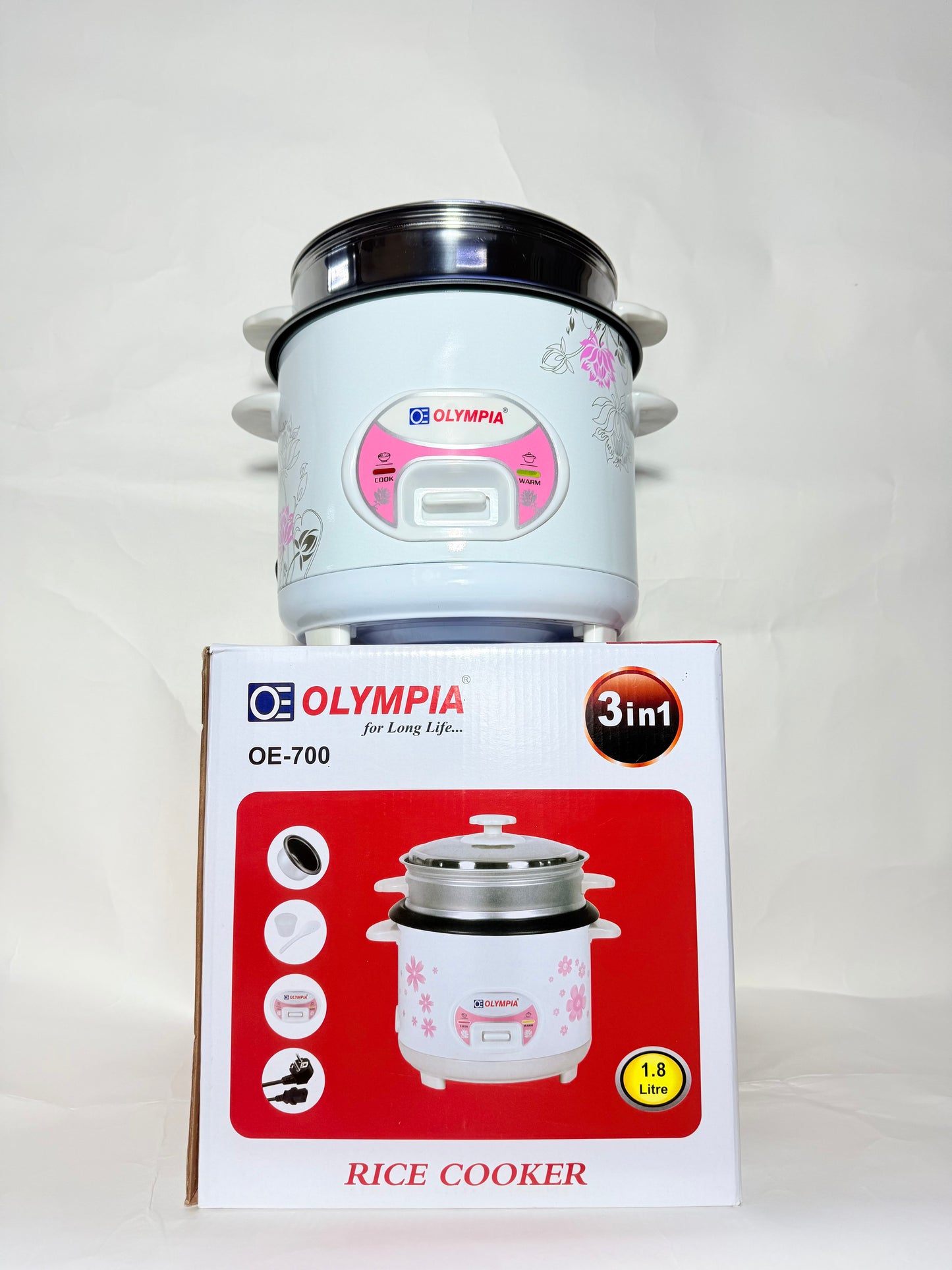OLYMPIA RICE COOKER 1.8LTRS