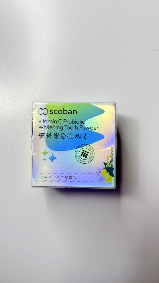 SCOBAN VITAMIN C WHITENING TOOTH POWDER