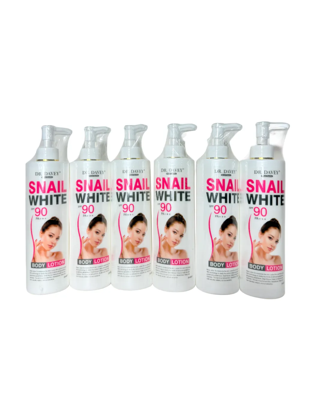 6 X SNAIL WHITE LOTION SPF90 500ML