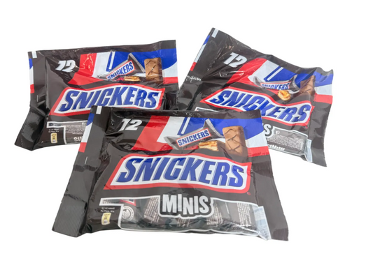 3 X SNICKERS MINI'S