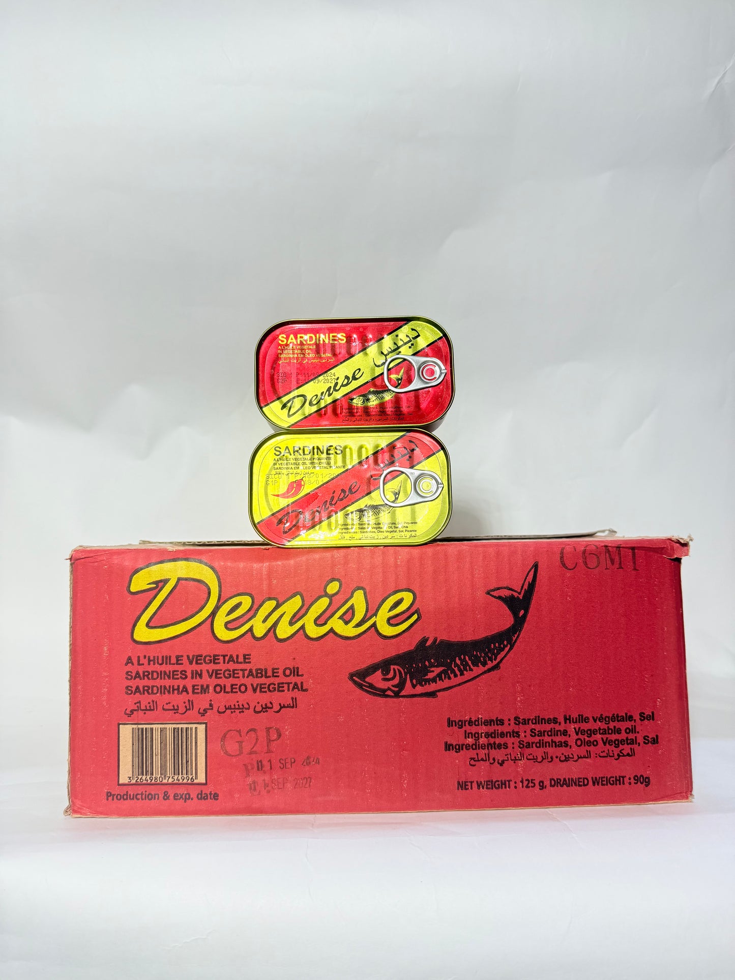 50PCS SARDINES SPICY&ORIGINAL (1BOX)