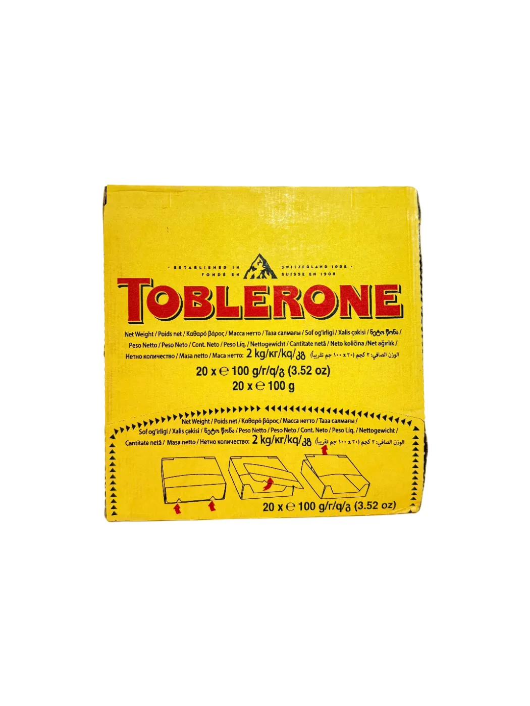 1 BOX TOBLERONE 100G (20PCS)
