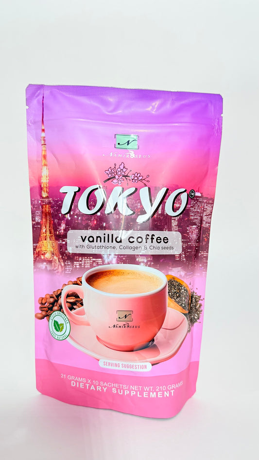 TOKYO VANILLA COFFEE COLLAGEN AND CHIA SEEDS