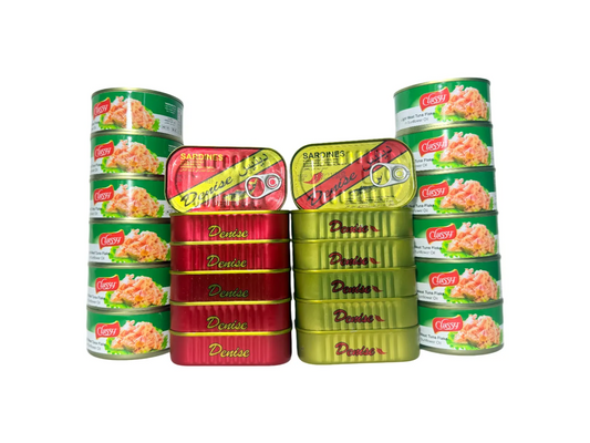 12 X TUNA 12 X SARDINES