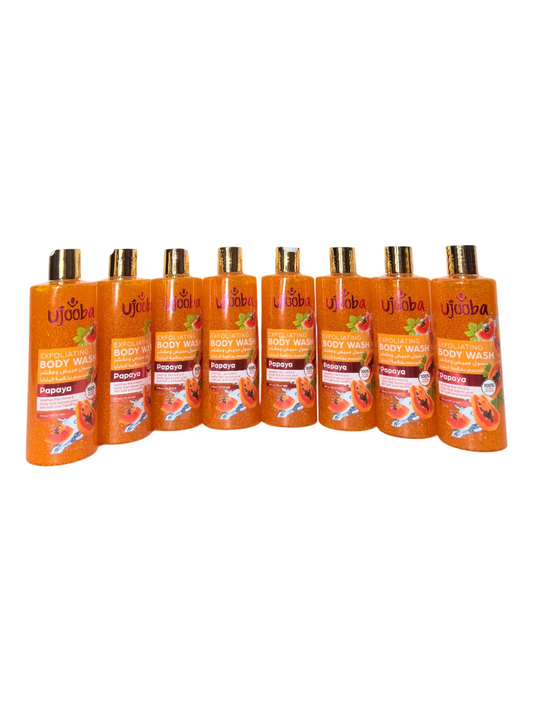 8 X UJOOBA PAPAYA BODYWASH 500ML
