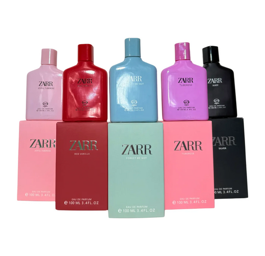 5 X ZARR PERFUME 100ML (ASSORTED)