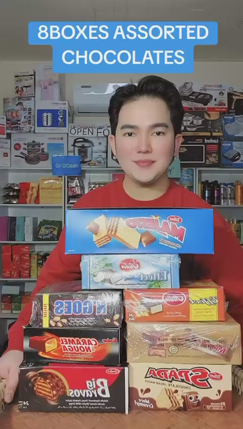 8 BOXES X TOWER CHOCOLATES (ASSORTED)