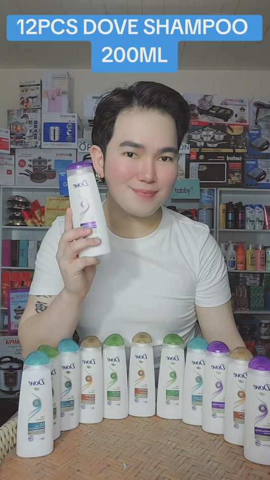12 X DOVE SHAMPOO 200ML (ASSORTED)